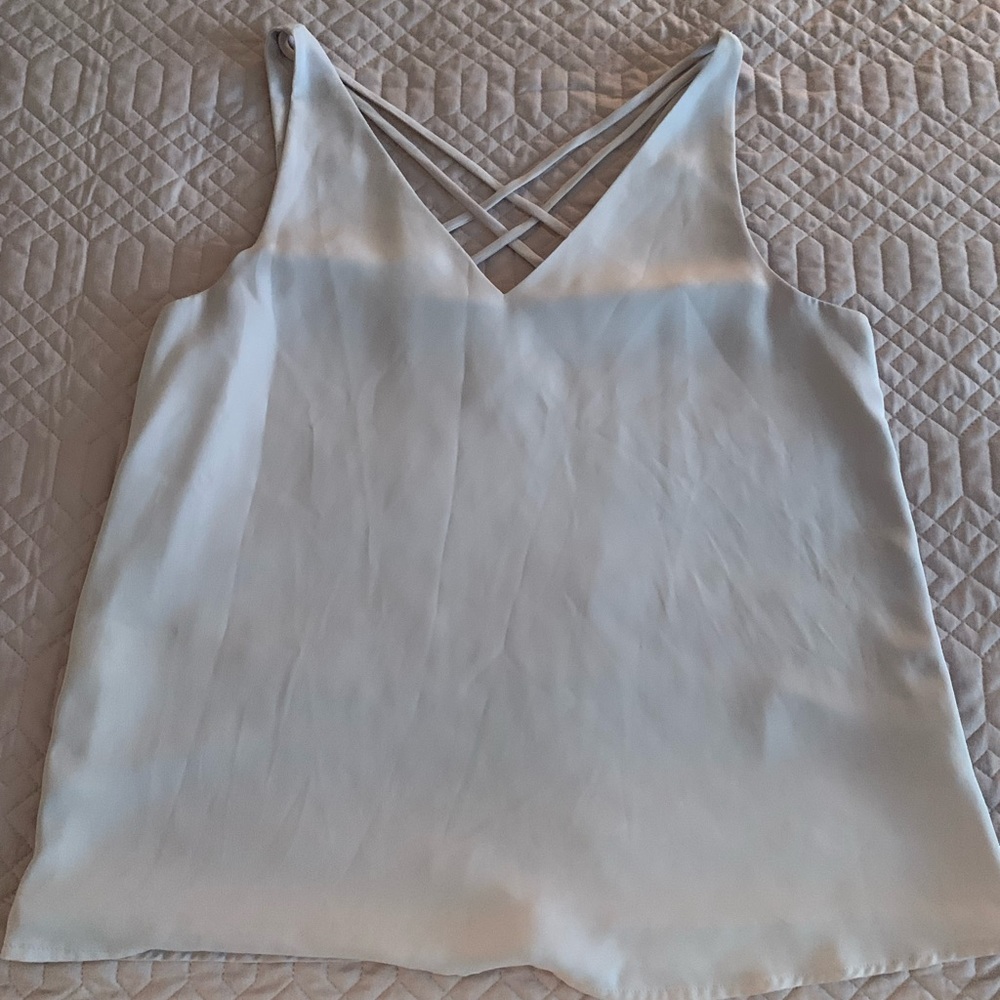 Express chiffon tank top